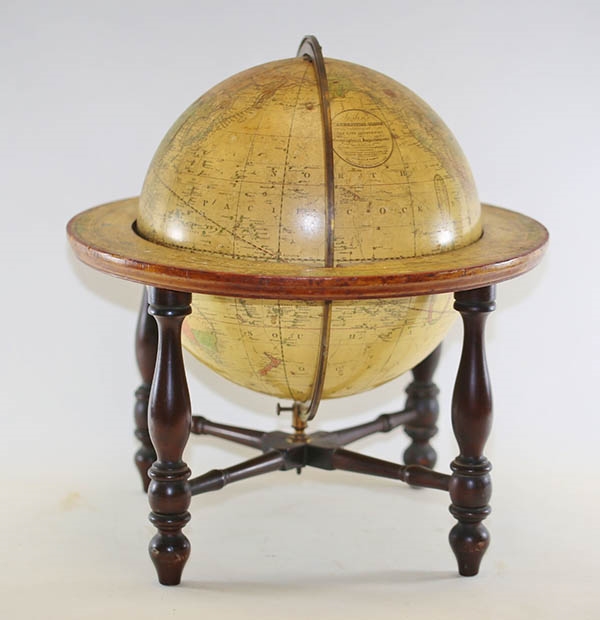An early 19th Century American terrestrial globe